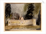 The Temple of British Worthies, Stowe, Gloucestershire by John Piper