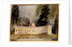 The Temple of British Worthies, Stowe, Gloucestershire by John Piper