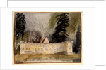 The Temple of British Worthies, Stowe, Gloucestershire by John Piper