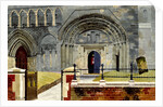 Dunstable Priory, West Front by Kenneth Rowntree