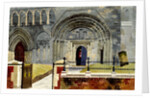 Dunstable Priory, West Front by Kenneth Rowntree