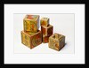 Alphabet nesting boxes by J A Crandall