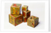 Alphabet nesting boxes by J A Crandall