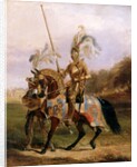 A Knight Enters The Lists at The Eglinton Tournament by Edward Henry Corbould