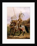 A Knight Enters The Lists at The Eglinton Tournament by Edward Henry Corbould