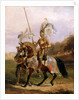 A Knight Enters The Lists at The Eglinton Tournament by Edward Henry Corbould