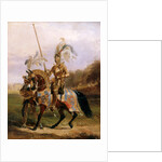 A Knight Enters The Lists at The Eglinton Tournament by Edward Henry Corbould