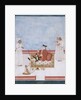 Officer of The East India Company, probably the surgeon William Fullerton, seated on a terrace by Dip Chand