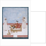 Officer of The East India Company, probably the surgeon William Fullerton, seated on a terrace by Dip Chand