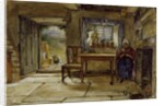 Woman in a cottage in Rievaulx by Charles West Cope