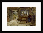 Woman in a cottage in Rievaulx by Charles West Cope