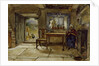 Woman in a cottage in Rievaulx by Charles West Cope