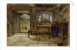 Woman in a cottage in Rievaulx by Charles West Cope