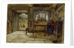 Woman in a cottage in Rievaulx by Charles West Cope