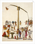 The Hook-swinging Festival. Murshidabad, India, late 18th-early 19th century by Unknown