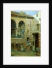 A courtyard in the house of Sheik Sadat by Frank Dillon