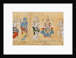 The Dasavatara of the Hindu God, Vishnu by Unknown