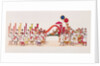 Procession with a visiting Singhalese ruler. Thanjavur, India, early 19th century by Unknown
