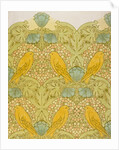 Yellow Birds textile design by Charles Francis Annesley Voysey