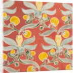 Passion Flower textile design by Charles Francis Annesley Voysey