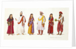 Three Indian couples by Unknown