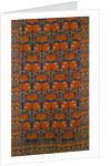 Bed cover with tulip design by Charles Francis Annesley Voysey