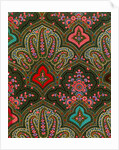 Design for printed shawl fabric by George Charles Haité