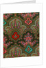 Design for printed shawl fabric by George Charles Haité