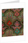 Design for printed shawl fabric by George Charles Haité