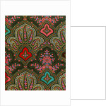 Design for printed shawl fabric by George Charles Haité