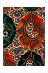 Design for printed shawl fabric by George Charles Haité