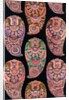 Design for a printed shawl fabric by George Charles Haite