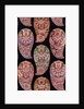 Design for a printed shawl fabric by George Charles Haite