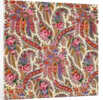 Design for printed shawl fabric by George Charles Haité