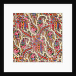 Design for printed shawl fabric by George Charles Haité