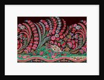 Design for printed shawl fabric by George Charles Haité