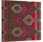 Design for printed shawl fabric by George Charles Haité