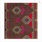 Design for printed shawl fabric by George Charles Haité