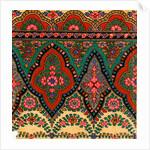 Design for printed shawl fabric by George Charles Haité