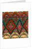Design for printed shawl fabric by George Charles Haité
