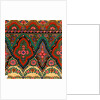 Design for printed shawl fabric by George Charles Haité