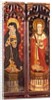 Two panels from a rood screen by Unknown
