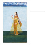 Muslim lady holding a rose by Unknown