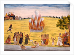 Sati ceremony. India, early 19th century by Unknown