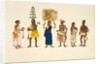 Three religious medicant couples by Unknown