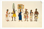 Three religious medicant couples by Unknown