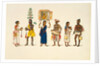 Three religious medicant couples by Unknown