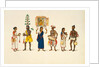 Three religious medicant couples by Unknown