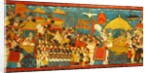 Processional scene with Amar Singh. Thanjavur, India, late 18th century by Unknown