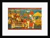 Processional scene with Amar Singh. Thanjavur, India, late 18th century by Unknown